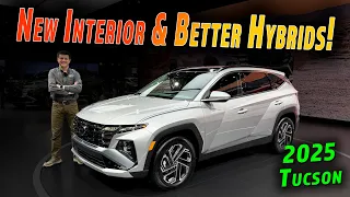 The 2025 Hyundai Tucson Gets A Bolder Grille, Snazzier Interior, & Improved Hybrid Tech!