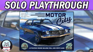 Motor City - Solo Playthrough