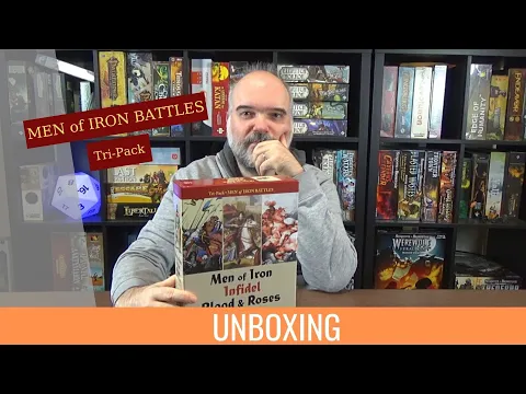 Men of Iron Battles Tri Pack, by GMT Games - Unboxing (Greek)