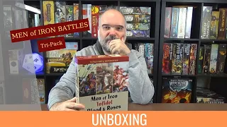 Men of Iron Battles Tri Pack, by GMT Games - Unboxing (Greek)