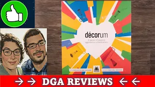 DGA Reviews Board Games: Decorum (Cozy Game Night)