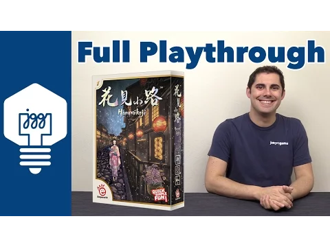 Hanamikoji Full Playthrough - JonGetsGames