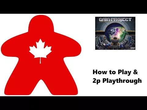 Meeple Leaf: Gaia Project - How to Play & 2p Playthrough