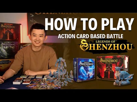 Strategic Card-based Battle | Legends of ShenZhou | Rules, Action Card Intro and Battle Playthrough