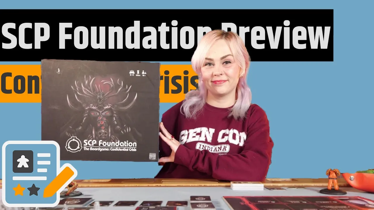 SCP The Boardgame: Confidential Crisis Preview - Control The Anomalies, Contain The SCP's!