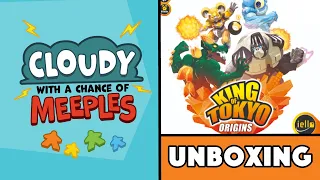 King of Tokyo: Origins Unboxing - Cloudy with a Chance of Meeples