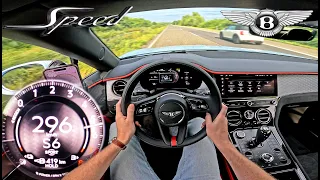 2025 Bentley Continental GTC SPEED | 0-100 100-200 & TOP SPEED POV on AUTOBAHN