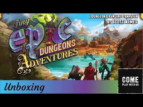 Tiny Epic Dungeons Adventures - Unboxing