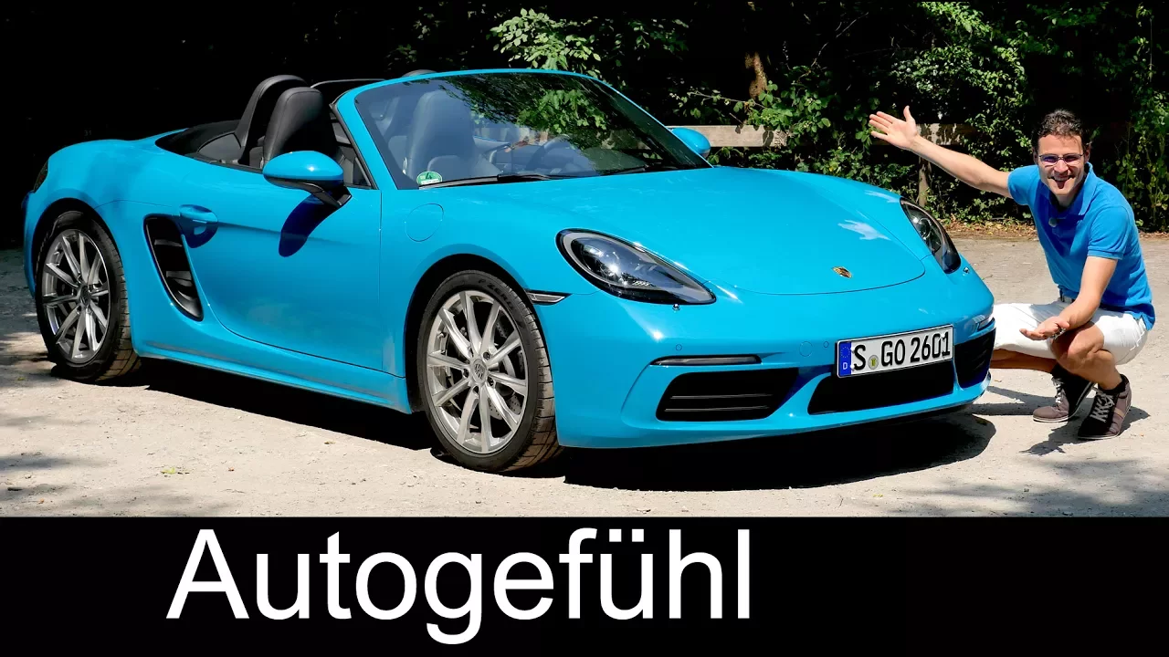 Porsche 718 Boxster FULL REVIEW test driven 2018 - Autogefühl