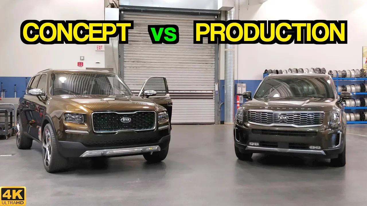 Kia Telluride CONCEPT Side-by-Side With PRODUCTION Model! // The American Story of Telluride: Part 3