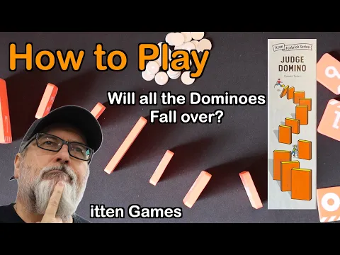 Judge Domino | How to Play | itten Games | Funbrick Series of Board Games | Yosuke Tsukil