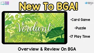 Verdant – New Relaxing Puzzle Drafting Game on Board Game Arena