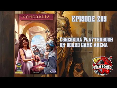 Concordia Playthrough on Board Game Arena | Euro Strategy in Action