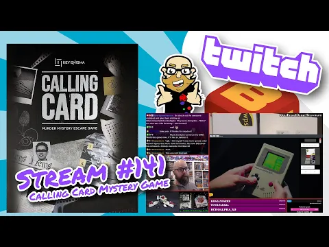 Stream 141: Calling Card: Murder Mystery Escape Game - part 3