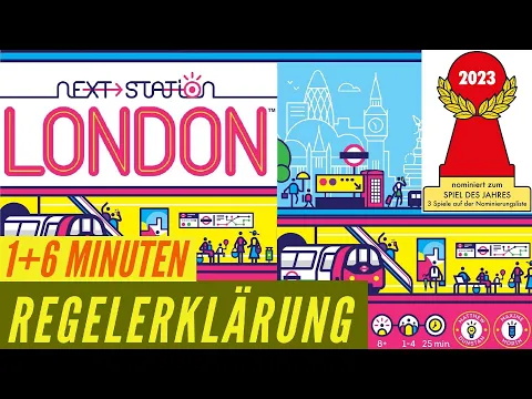 Next Station London Regeln Anleitung - Flip & Write - HCM Kinzel