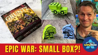 Gruntz: Epic WWI Strategy Board Game in a Tiny Box (Kickstarter Preview)