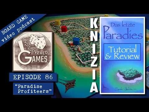 Reiner Knizia's DAS LETZTE PARADIES Board Game Review & Tutorial How To Play "The Last Paradise" E86