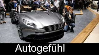 Aston Martin DB11 REVIEW Exterior/Interior premiere all-new neu DB9 successor + DB5 Bond car