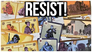 Resist! - Complete Scenario Game Session - | Salt & Pepper Games | Solitaire Card Wargame