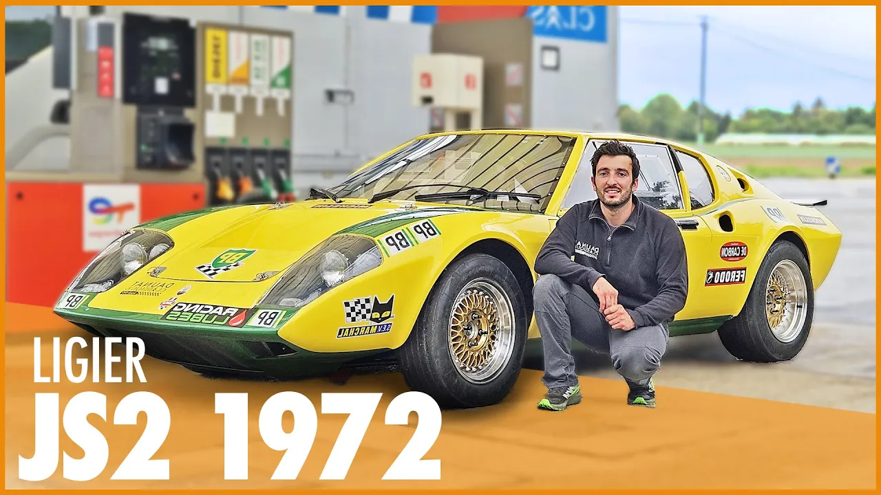 LIGIER JS2🚦La SM déguisée en voiture de course avec son moteur V6 Maserati 💨