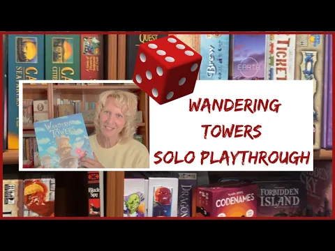 Wandering Towers Solo Playthrough and How To #sologameplay #boardgames #sologamer