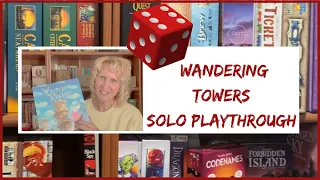 Wandering Towers Solo Playthrough and How To #sologameplay #boardgames #sologamer