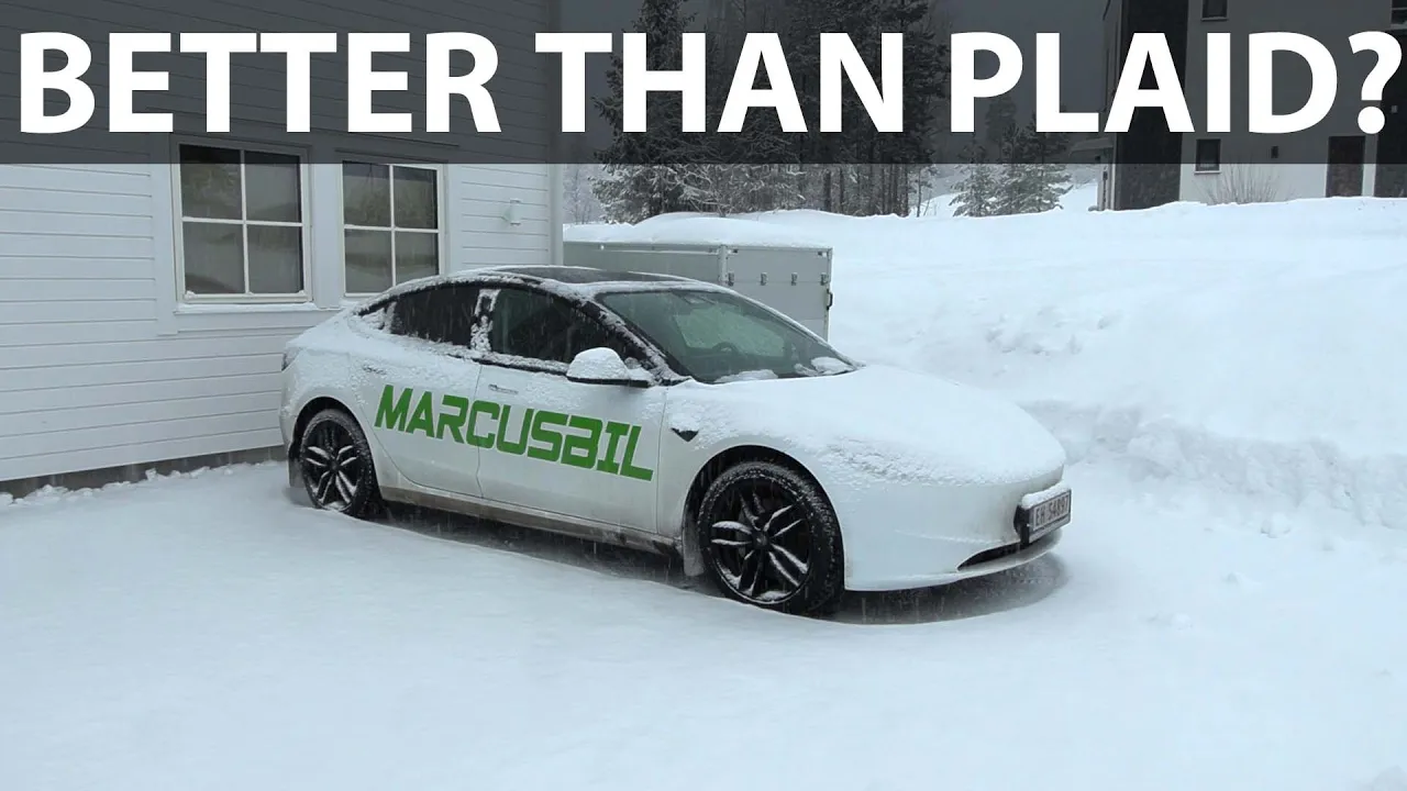 Tesla Model 3 LR Highland camping test in -20°C