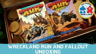 Wreckland Run and Fallout Expansion Unboxing