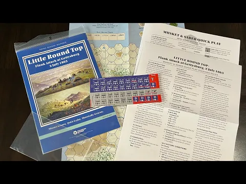 Little Round Top: Flank Attack at Gettysburg 2 July 1863 (Decision Games) - Unbagging on July 2nd