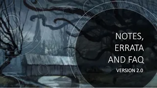 Arkham Horror LCG - FAQ 2.0 and The List of Taboos