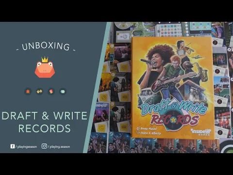 DRAFT & WRITE RECORDS | Unboxing