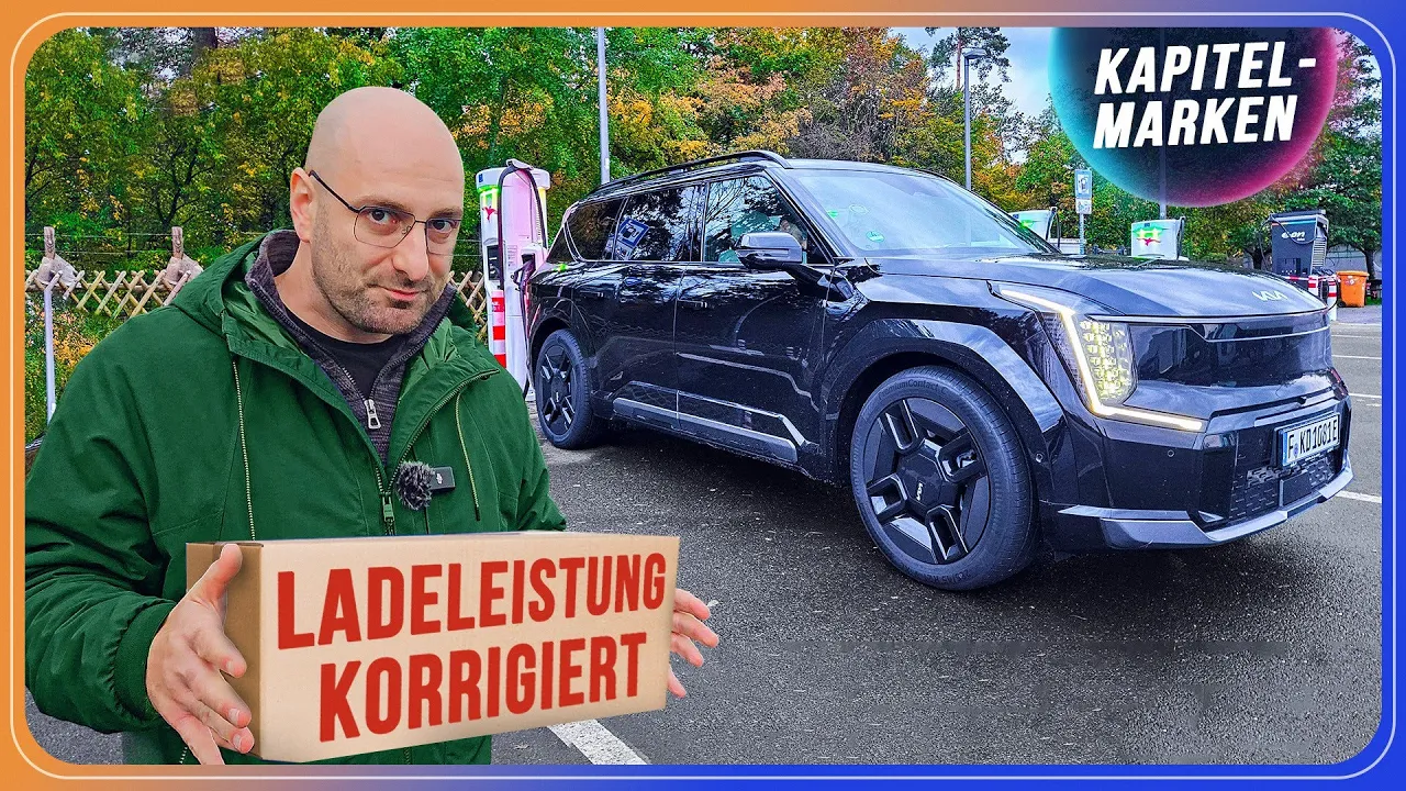 KIA EV9: Reisen, Routenplanung, Reichweite, Ladespeed