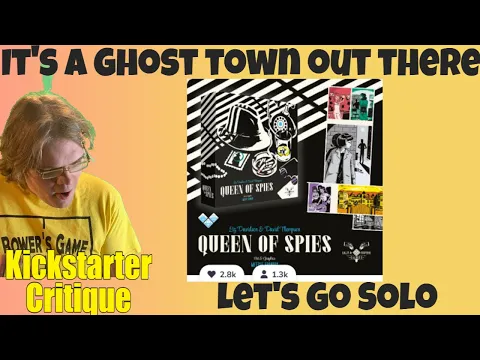 Queen Of Spies - WW1 Solo Game (B+) Kickstarter Critique Review