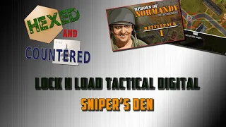 Lock 'n Load Tactical Digital - Sniper's Den Playthrough (from Heroes of Normandy)