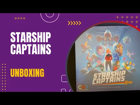 Starship Captains Boardgame Unboxing | DaniCha