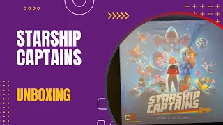 Starship Captains Boardgame Unboxing | DaniCha