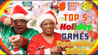 Top 5* Games for December 2024 - Top 5's w/ Our Family Plays Games