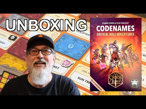 Unboxing Codenames: Critical Role Adventures | Czech Games Edition | Vlaada Chvátil & Felix Podlesny