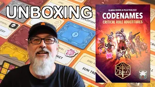 Unboxing Codenames: Critical Role Adventures | Czech Games Edition | Vlaada Chvátil & Felix Podlesny