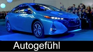 Toyota Prius Prime new generation Plugin-Hybrid reveal premiere NYIAS 2017 neu
