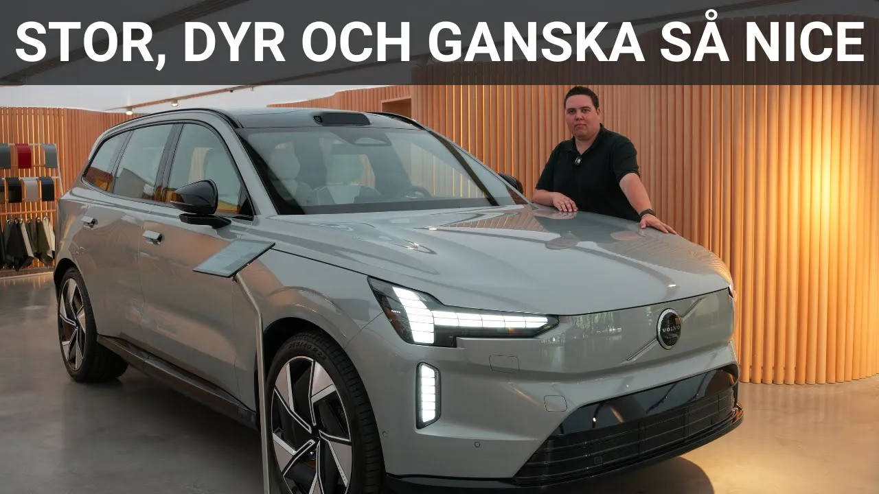 En första titt på nya Volvo EX90 | Elbilsmagasinet