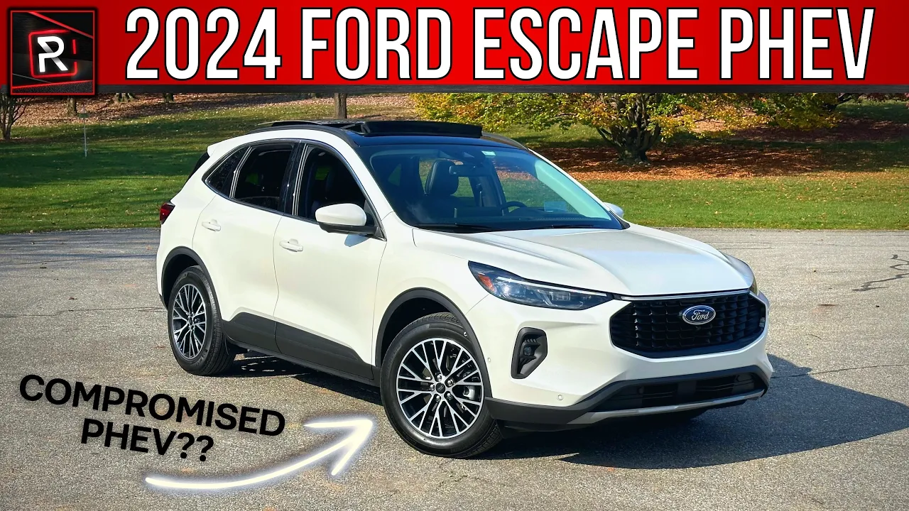 The 2024 Ford Escape Is A Promising Plug-In Hybrid SUV That Lacks All-Weather Grip