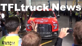 Watch the First Production 2015 Ford F-150 Roll-Off the Assembly Line in Dearborn