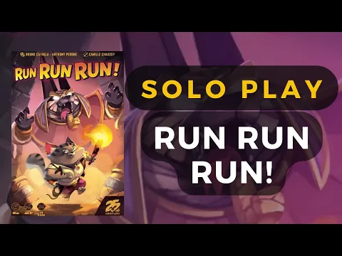 Run Run Run! (Second Edition) Board Game Full Solo Play | DaniCha