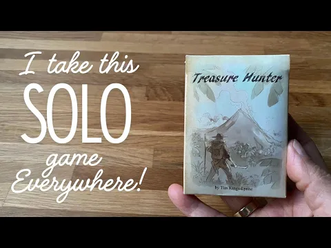 Treasure Hunter - Solo playthrough - Fast small box solo cardgame to take everywhere