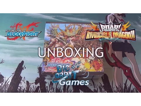 Future Card Buddyfight D-BT02 Roar! Invincible Dragon!! Unboxing