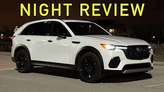 GREAT LIGHTING?? -- Does the 2026 Mazda CX-70 IMPRESS at Night?? (Headlights + Interior)
