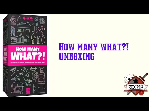 How Many What?! Board Game Unboxing