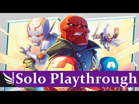 Marvel United S.H.I.E.L.D Solo Mode (Xavier Mode) Playthrough