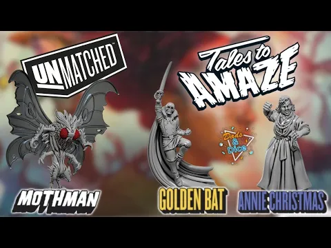 UNMATCHED: TALES TO AMAZE | Mothman vs. Golden Bat & Annie Christmas | Solo Playthrough